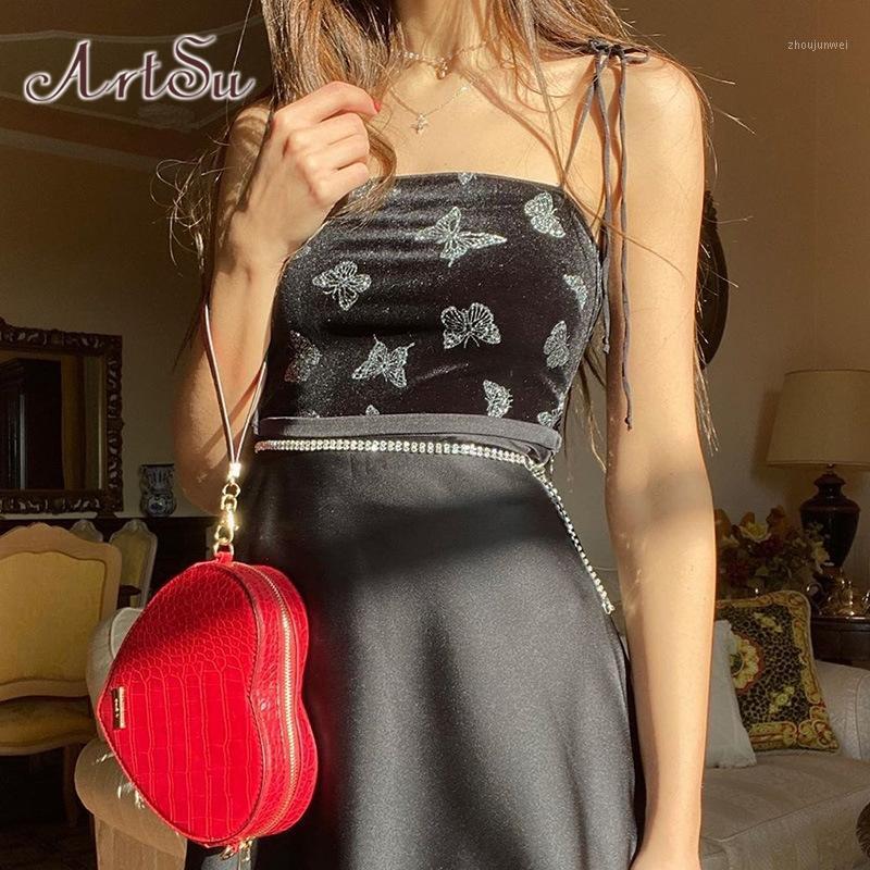 Butterfly Black Bodysuit Spaghetti Strap Romper Summer Ladies Party Gothic Sexy Women Velvet Playsuit ASJU20703 Women' Jumpsuits & Ro Rompe
Butterfly Black Bodysuit Spaghetti Strap Romper Summer Ladies Party Gothic Sexy Women Velvet Playsuit ASJU20703 Women' Jumpsuits & Ro Rompe