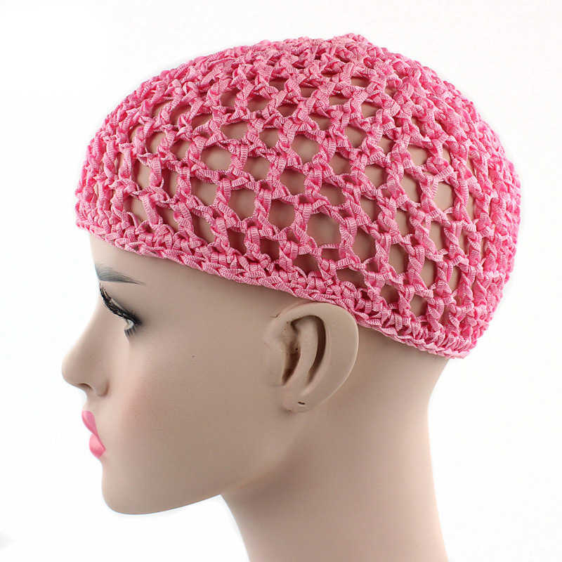 Hand-crocheted nightcaps Kufei hats Women's hair accessories Net pockets Hair nets Net caps 5 10 15 Pieces/lot