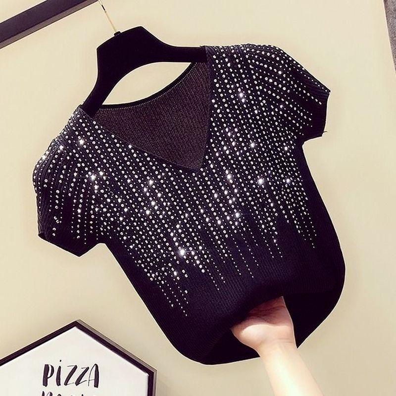 Women's Blouses & Shirts 2022 Summer Sexy Short-sleeved Shirt White Tops Women Korean Fashion Ice Silk V-neck Blouse Ladies Slim Blusas 1465
Women's Blouses & Shirts 2022 Summer Sexy Short-sleeved Shirt White Tops Women Korean Fashion Ice Silk V-neck Blouse Ladies Slim Blusas 1465