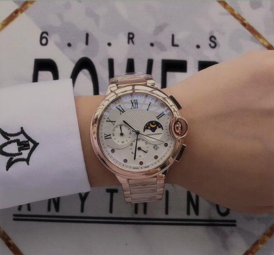 New Top Luxury Mens Watch Quartz Chronograph Iced Out Hip Hop stainless steel Sport Men Stopwatch Male watch, As pic
New Top Luxury Mens Watch Quartz Chronograph Iced Out Hip Hop stainless steel Sport Men Stopwatch Male watch, As pic