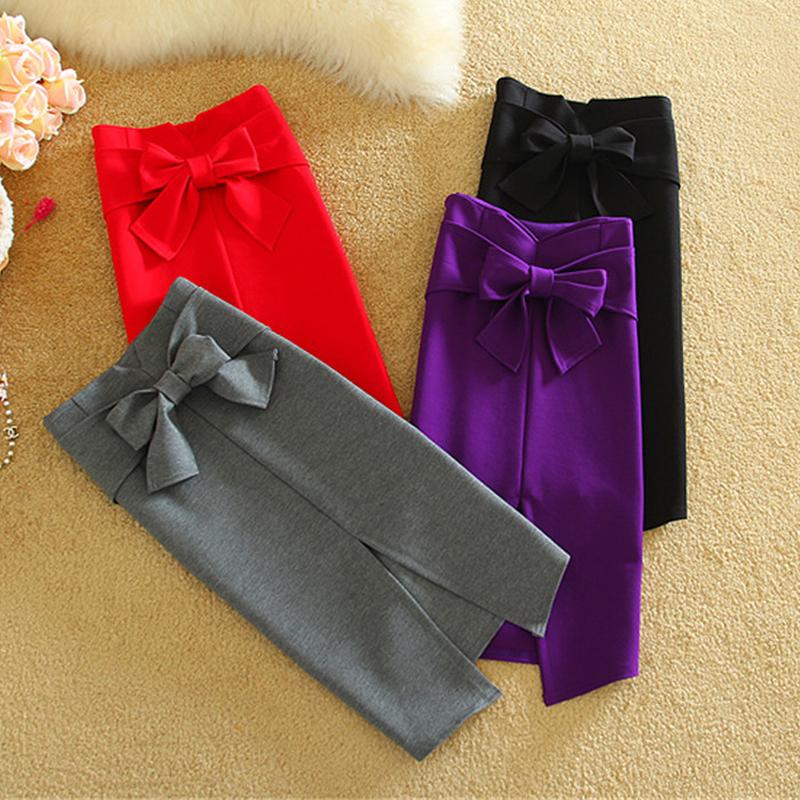 Skirts Fashion Elegant Vintage Women's Pencil Skirt With A Bow And Cut In Front Of Gray, Black, Red Purple Womens
Skirts Fashion Elegant Vintage Women's Pencil Skirt With A Bow And Cut In Front Of Gray, Black, Red Purple Womens