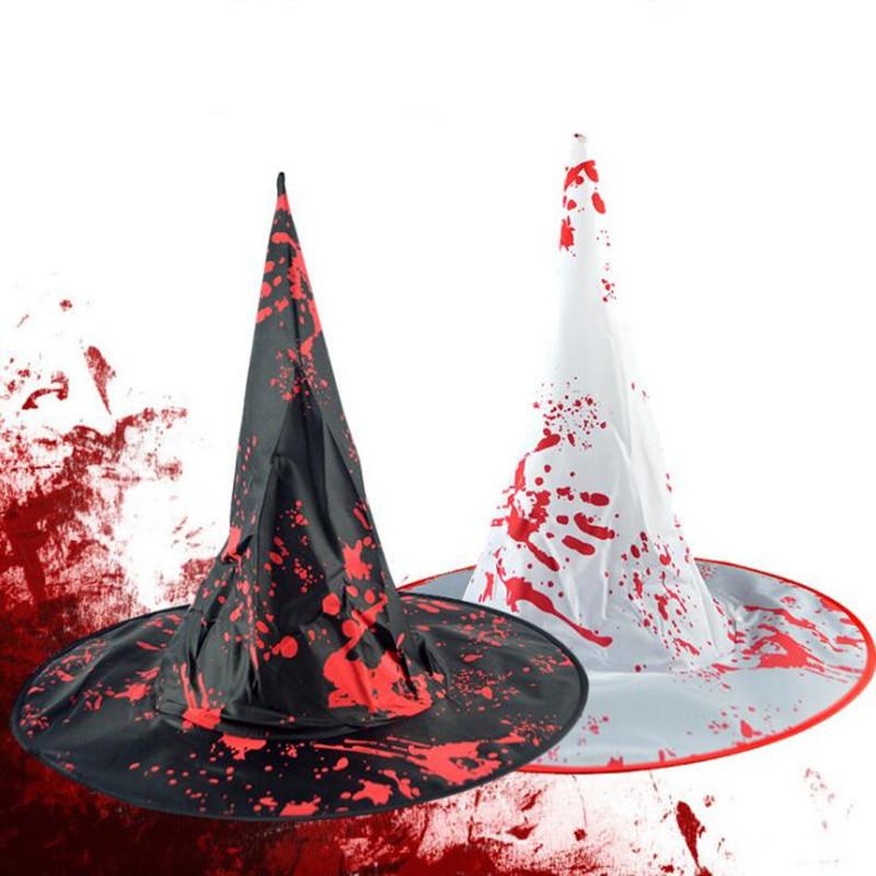 Horror Bloody Witch Hat Evil Wizard Hats Caps Performance Party Hats Kids Adults Cosplay Props Dress Decor Halloween
Horror Bloody Witch Hat Evil Wizard Hats Caps Performance Party Hats Kids Adults Cosplay Props Dress Decor Halloween