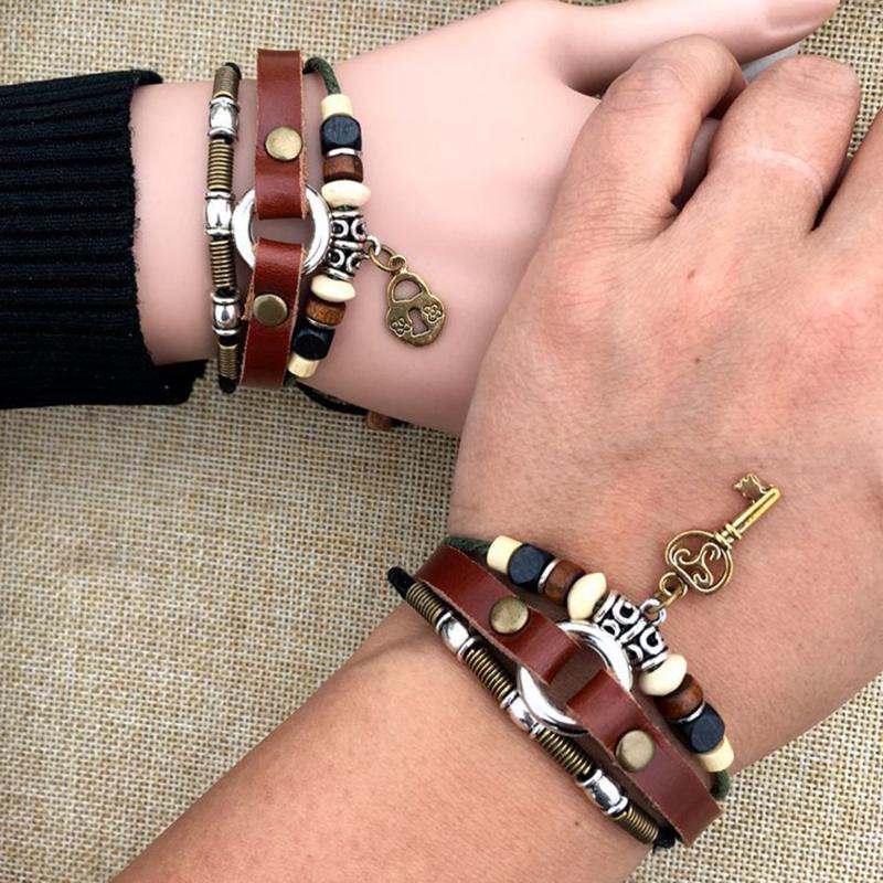2pcs Couples Bracelet Lovers Braclet His & Hers And Key Jewelry Friendship Newest Jewelry
2pcs Couples Bracelet Lovers Braclet His & Hers And Key Jewelry Friendship Newest Jewelry