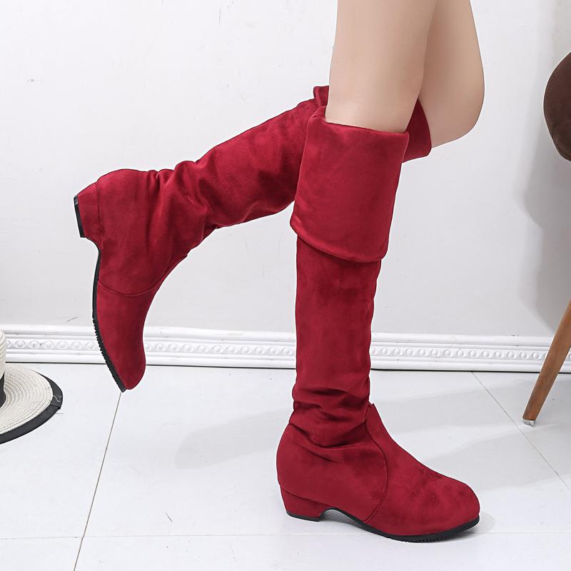 Autumn Winter Women Boots Brand Fashion Stretch Cotton Fabric Slip-on Boots Flat Shoes Mid-Calf Zapatos De Mujer, Black
Autumn Winter Women Boots Brand Fashion Stretch Cotton Fabric Slip-on Boots Flat Shoes Mid-Calf Zapatos De Mujer, Black