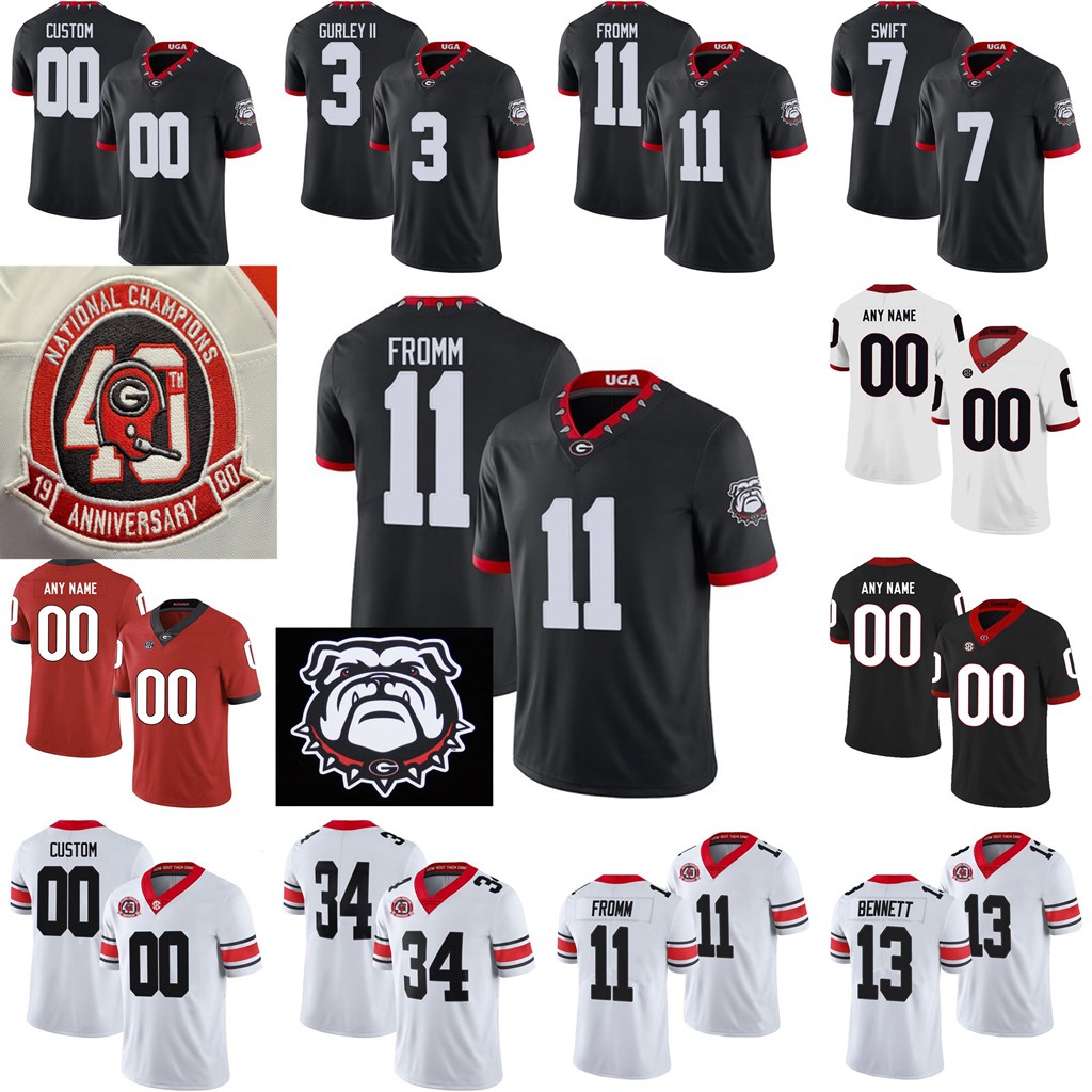 NCAA 2020 Georgia Bulldogs 40th College Football Jersey Youth Kids Stetson Bennett Zamir White George Pickens Herschel Walker Custom Stitche, Mens new white 40th
NCAA 2020 Georgia Bulldogs 40th College Football Jersey Youth Kids Stetson Bennett Zamir White George Pickens Herschel Walker Custom Stitche, Mens new white 40th