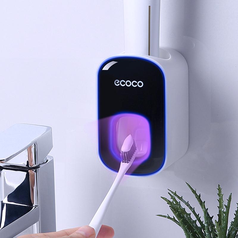 Automatic Toothpaste Dispenser With Dust-proof Toothbrush Holder Wall Mounted Toothpaste Squeezer Holder Toothbrush Tool
Automatic Toothpaste Dispenser With Dust-proof Toothbrush Holder Wall Mounted Toothpaste Squeezer Holder Toothbrush Tool