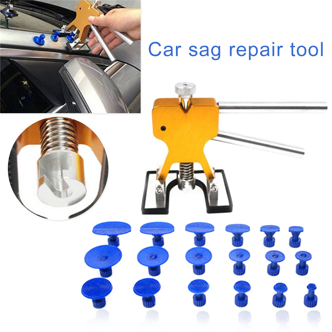 Car Dent Repair Tools Cars Tool Kit Body Paintless Lifter Puller Hand Tool Sets +18 Tabs Hail Removal Glue Hand Lifter
Car Dent Repair Tools Cars Tool Kit Body Paintless Lifter Puller Hand Tool Sets +18 Tabs Hail Removal Glue Hand Lifter