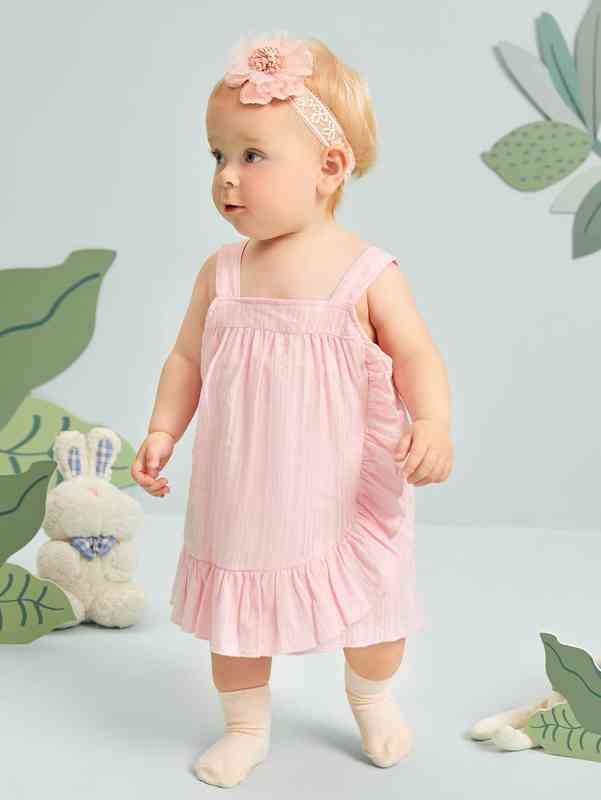 Baby Ruffle Trim Cami Dress SHE