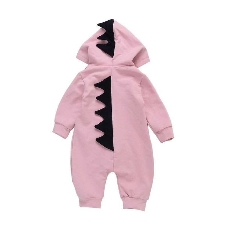 Geckatte Funny Autumn Winter Dinosaur Cute Romper Girl Clothes Solid Boy Clothes Babygirl Onesie New Born Baby 201027