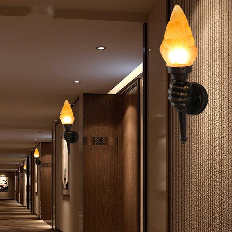 Vintage Style Wall Lamp Outdoor Indoor Wall Light Industrial Left Hand Torch Lamp Balcony Bedroom Courtyard Corridor Lamps
Vintage Style Wall Lamp Outdoor Indoor Wall Light Industrial Left Hand Torch Lamp Balcony Bedroom Courtyard Corridor Lamps