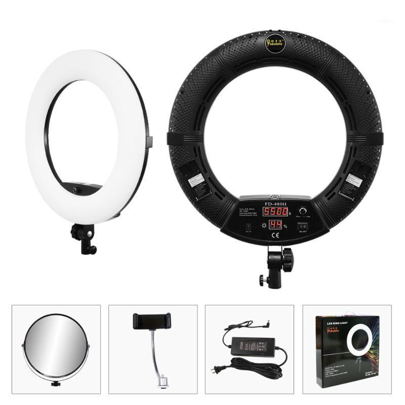 Yidoblo FD-480II 18" Dimmable LED Ring lamp Kit 480 LED Studio Video Light Lamp Photographic Lighting + stand (2M)+ handbag1
Yidoblo FD-480II 18" Dimmable LED Ring lamp Kit 480 LED Studio Video Light Lamp Photographic Lighting + stand (2M)+ handbag1