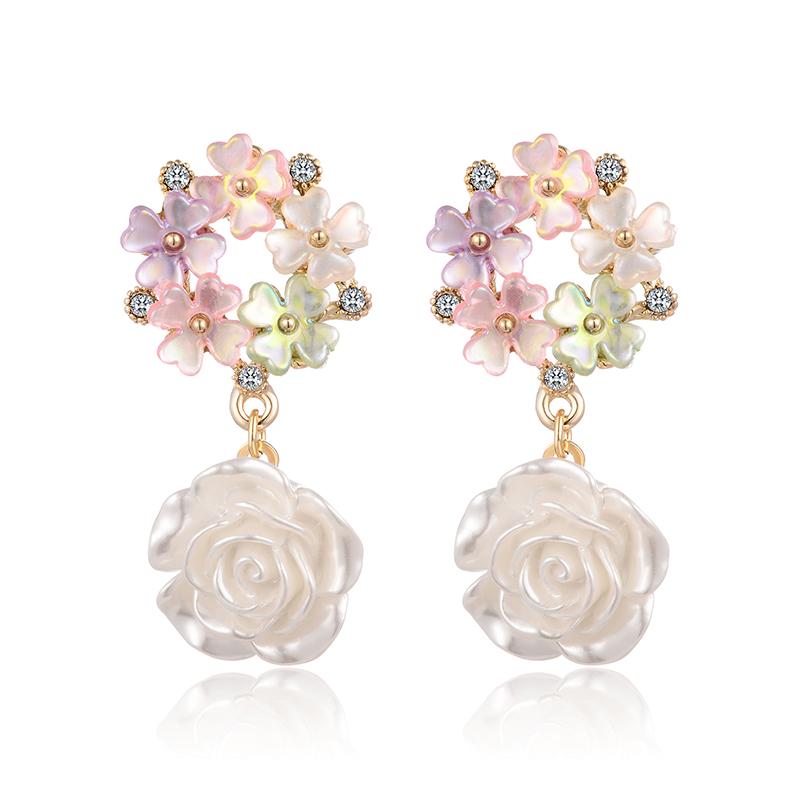 Dangle & Chandelier Sweet Flower Tassel Earrings For Women Long Dangler Statement Jewelry Rhinestone Decorate Female Brinco Chic Drop
Dangle & Chandelier Sweet Flower Tassel Earrings For Women Long Dangler Statement Jewelry Rhinestone Decorate Female Brinco Chic Drop