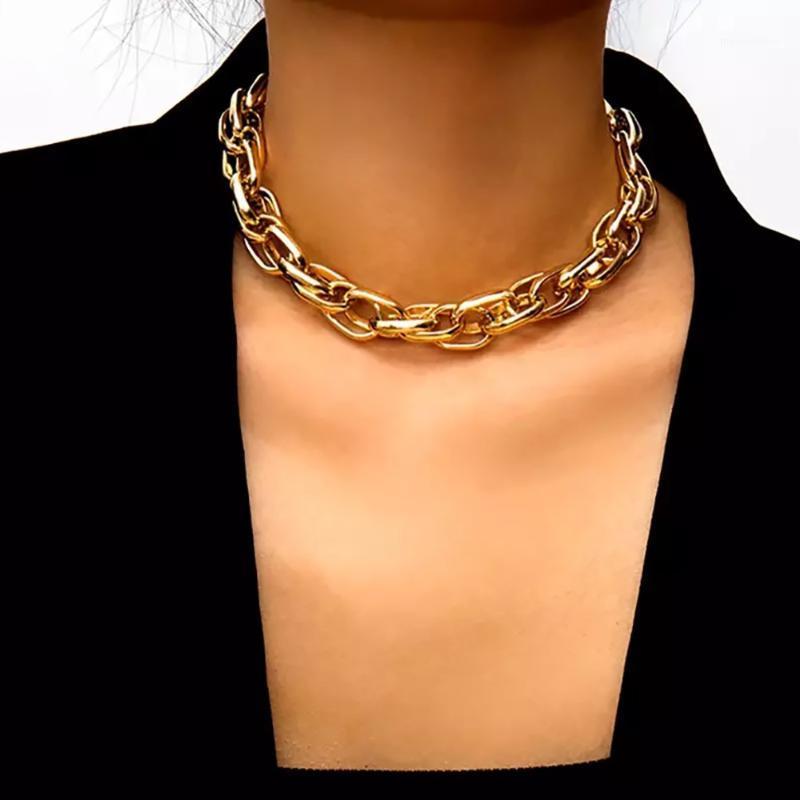 New Punk Exaggerated Heavy Metal Big Thick Chain Choker Necklace Women Goth Fashion Night Club Jewelry Female Chocker Collier1
New Punk Exaggerated Heavy Metal Big Thick Chain Choker Necklace Women Goth Fashion Night Club Jewelry Female Chocker Collier1