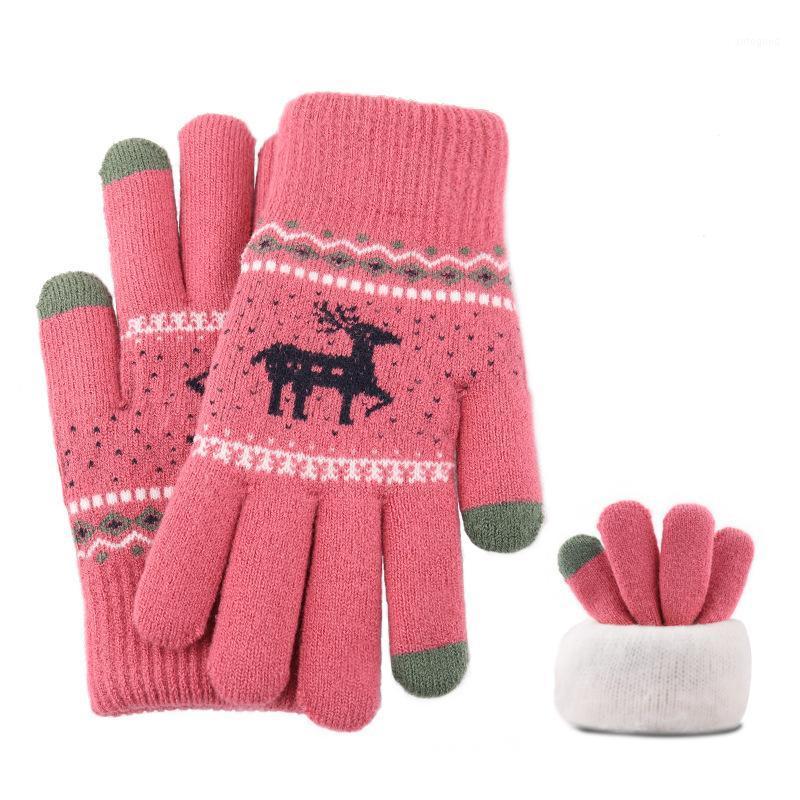 Five Fingers Gloves Jacquard Double Layer Deer Touch Screen Autumn And Winter Women's Velvet Thickened Warm Wool Gloves1
Five Fingers Gloves Jacquard Double Layer Deer Touch Screen Autumn And Winter Women's Velvet Thickened Warm Wool Gloves1