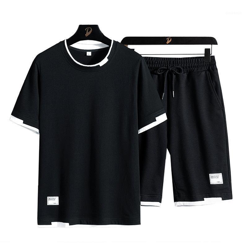 2020 Fashion Tracksuit round neck short-sleeved T-shirt +Shorts Men Summer two-piece Sets Beach Mens Running Sportswears Set1, Grey
2020 Fashion Tracksuit round neck short-sleeved T-shirt +Shorts Men Summer two-piece Sets Beach Mens Running Sportswears Set1, Grey