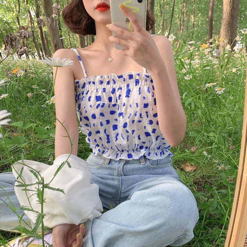 2021 New Korean style female sexy top femalesummer sleeveless waistband adjustable crop tops of women (f4011) JADU, Blue
2021 New Korean style female sexy top femalesummer sleeveless waistband adjustable crop tops of women (f4011) JADU, Blue