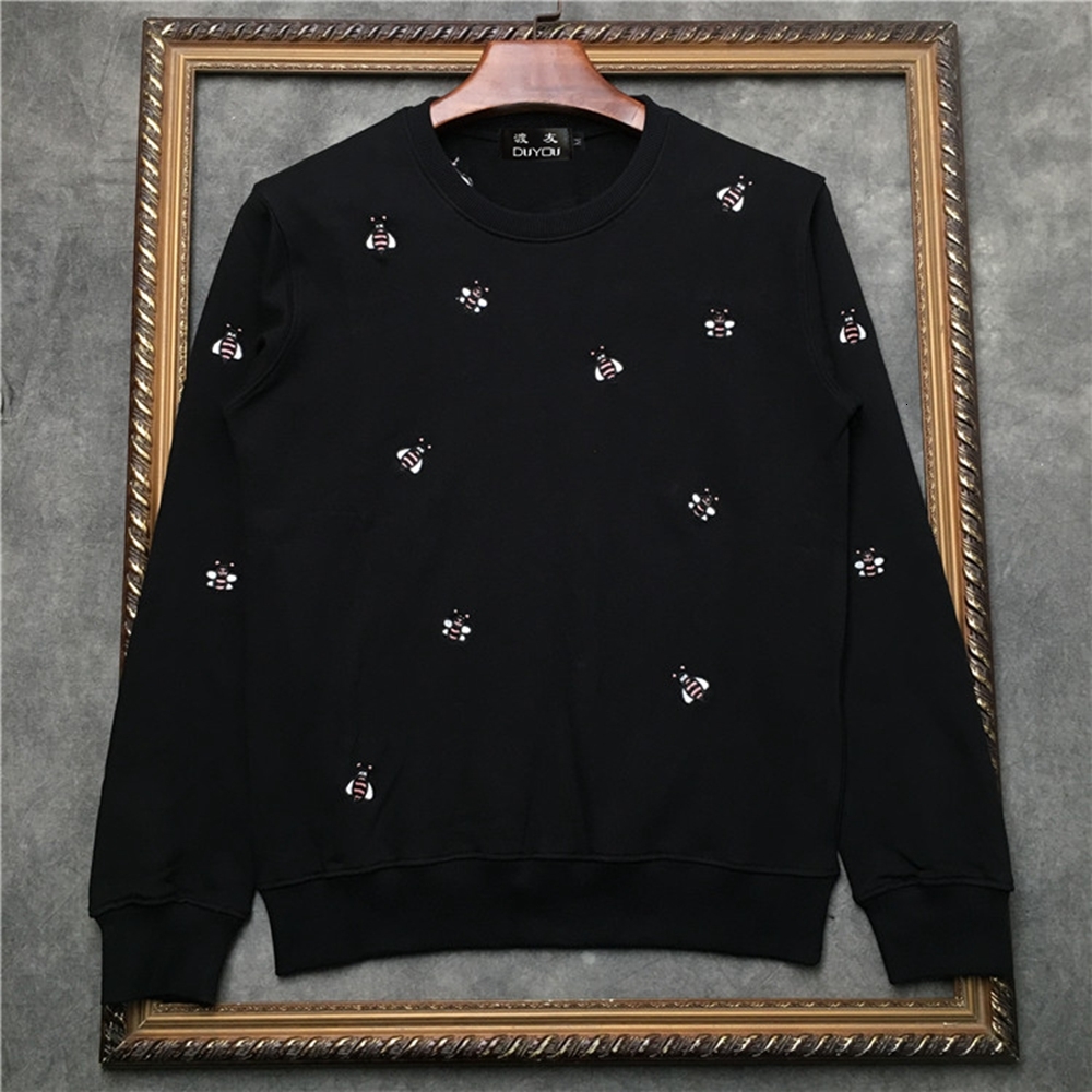 Men's 100% Cotton Round Ceck Pullover Embroidery Colorful Bees Sweatshirt Men Sweaterwear Dd|41935d529 Mgnd, White
Men's 100% Cotton Round Ceck Pullover Embroidery Colorful Bees Sweatshirt Men Sweaterwear Dd|41935d529 Mgnd, White