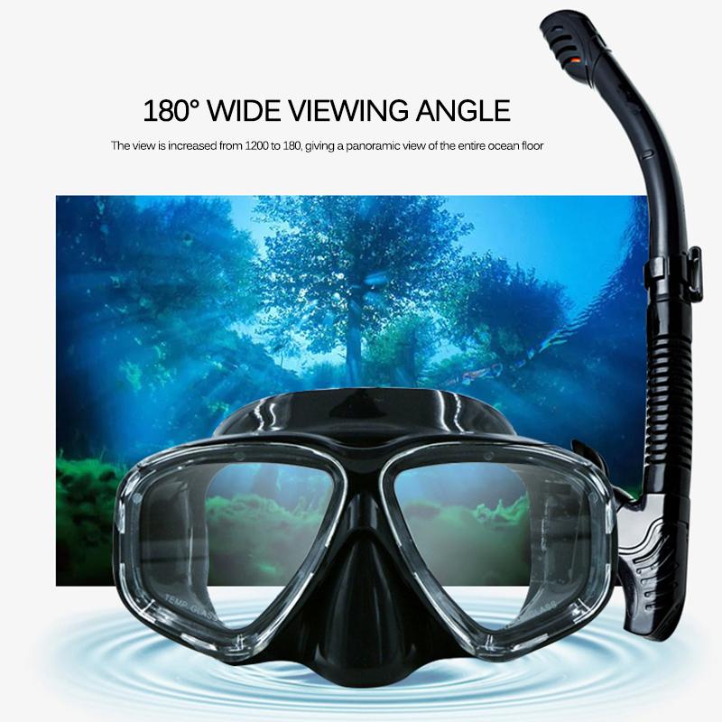 Snorkeling anti-fog diving mask professional diving goggles silicone mask snorkeling full dry tube swimming new equipment
Snorkeling anti-fog diving mask professional diving goggles silicone mask snorkeling full dry tube swimming new equipment
