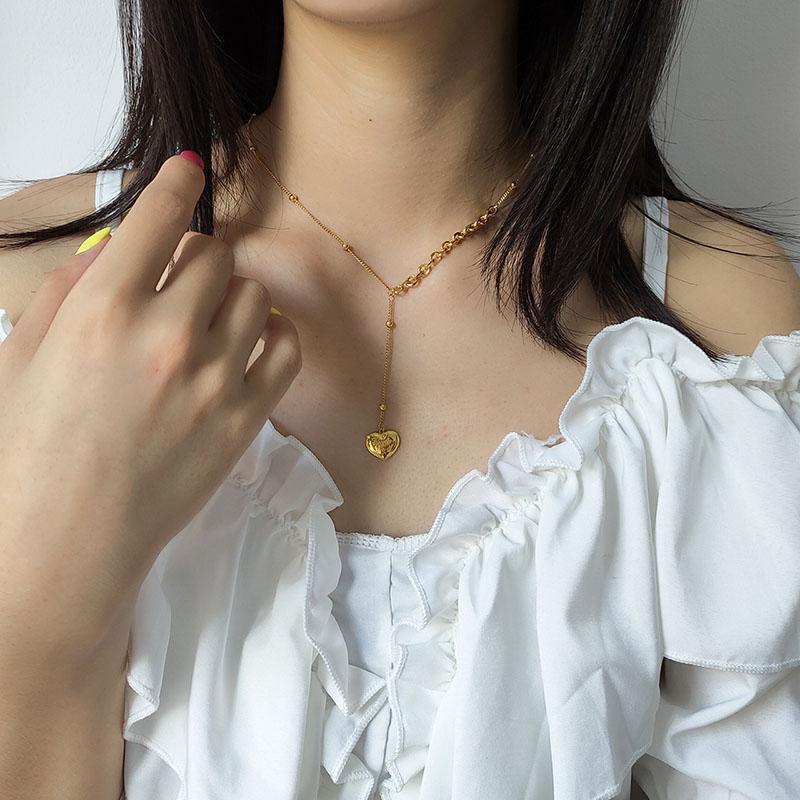 Hot Foreve Love Letter Beaded Thick Chain Necklace Long Temperament Clavicle Chain Fashion Simple Gifts
Hot Foreve Love Letter Beaded Thick Chain Necklace Long Temperament Clavicle Chain Fashion Simple Gifts