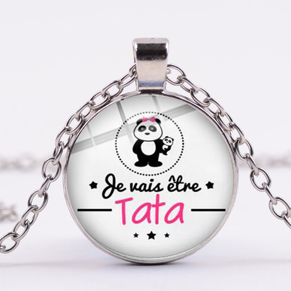 Je Suis Une Tata Qui Dechire Necklace Cartoon Letters Print Glass Crystal Pendant French Maitresse Wonderful Gift Jewelry
Je Suis Une Tata Qui Dechire Necklace Cartoon Letters Print Glass Crystal Pendant French Maitresse Wonderful Gift Jewelry