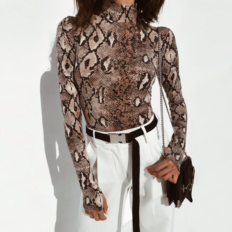 2021 New Print Bodysuits Women Spring Autumn Street Body Femme Playsuit Fashion Sexy Snake Bodysuit Tvbh, Brown
2021 New Print Bodysuits Women Spring Autumn Street Body Femme Playsuit Fashion Sexy Snake Bodysuit Tvbh, Brown