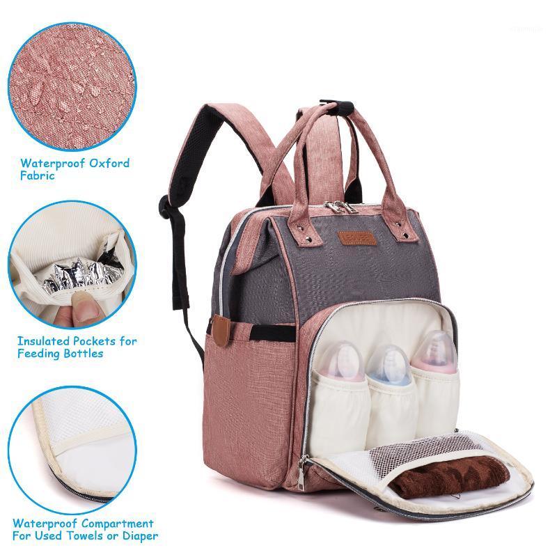 Mummy Bags Backpack Water Resistant Oxford Cloth Shoulder Backpack Mummy Bags for Baby Bottle Diaper1
Mummy Bags Backpack Water Resistant Oxford Cloth Shoulder Backpack Mummy Bags for Baby Bottle Diaper1