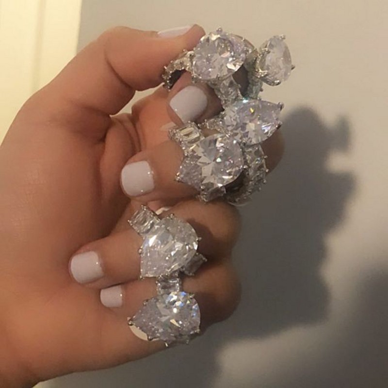 Handmade Drop Simulated Diamond Rings finger Luxury Baguette 925 Sterling Silver Wedding Engagement Rings set for Women Gemstone Jewelry
Handmade Drop Simulated Diamond Rings finger Luxury Baguette 925 Sterling Silver Wedding Engagement Rings set for Women Gemstone Jewelry