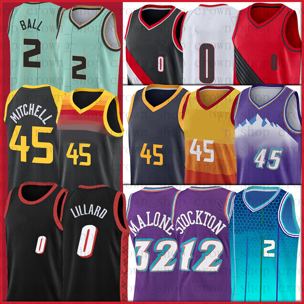 LaMelo 2 Ball 45 Donovan Basketball Jerseys 0 Damian Mitchell 27 Rudy Men Gobert Lillard 12 John 32 Karl Stockton Malone Jerseys
LaMelo 2 Ball 45 Donovan Basketball Jerseys 0 Damian Mitchell 27 Rudy Men Gobert Lillard 12 John 32 Karl Stockton Malone Jerseys