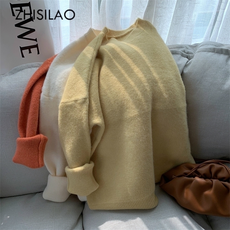 Loose Oversize Pullover Sweater Women Solid Casual Winter Knitted Sweater Mujer Maxi O-neck Thick Warm Sweater Women Tops 201017, Pink
Loose Oversize Pullover Sweater Women Solid Casual Winter Knitted Sweater Mujer Maxi O-neck Thick Warm Sweater Women Tops 201017, Pink