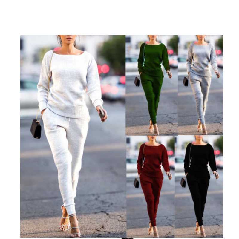 Women' leisure round neck knitted tight middle waist sports suit 2-piece suit yoga exercise outdoor running fitness, Black
Women' leisure round neck knitted tight middle waist sports suit 2-piece suit yoga exercise outdoor running fitness, Black