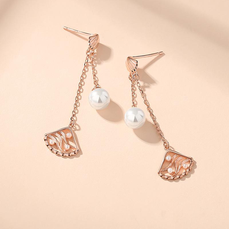 Shell Ripple Earrings Sterling Silver Earrings Niche Ins Premium Jewelry 925 Sterling Silver Pearl Drop
Shell Ripple Earrings Sterling Silver Earrings Niche Ins Premium Jewelry 925 Sterling Silver Pearl Drop