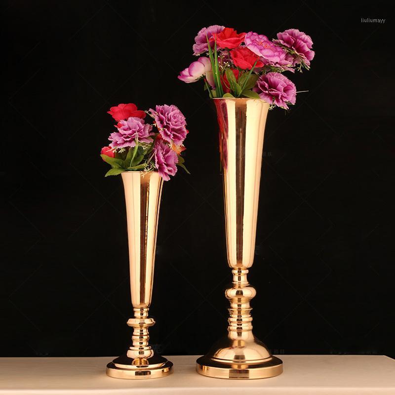 Gold/Silver metal Candle Holder Trumpet T platform road leading Flower vase Candlestick wedding table centerpiece decorations1
Gold/Silver metal Candle Holder Trumpet T platform road leading Flower vase Candlestick wedding table centerpiece decorations1