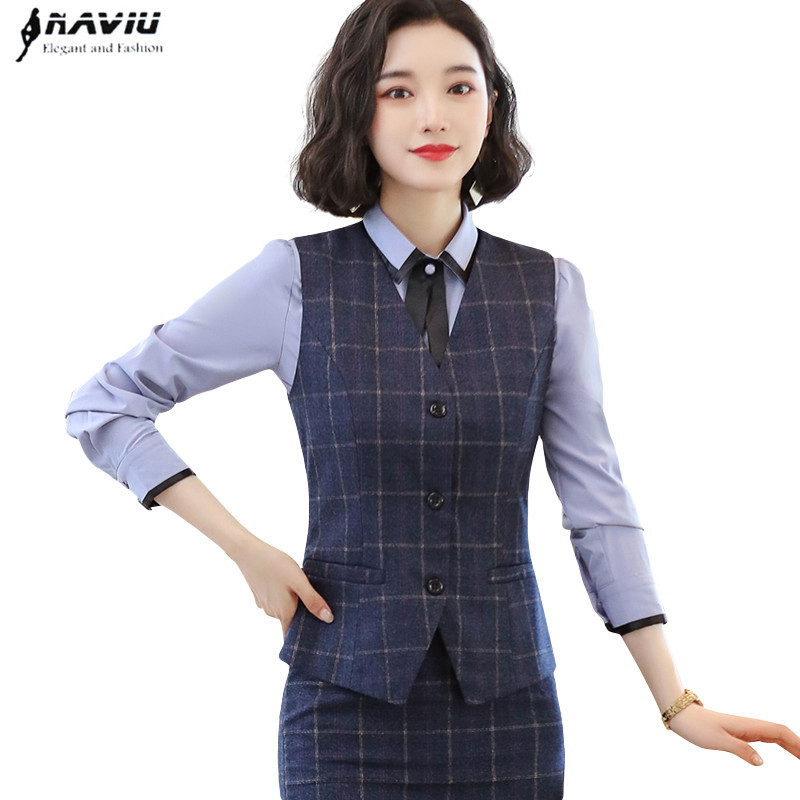 Naviu Elegant and Fashion Professional V Neck plaid Vest business formal slim tops for women waistcoat office ladies workwear 210204, Navy blue vest
Naviu Elegant and Fashion Professional V Neck plaid Vest business formal slim tops for women waistcoat office ladies workwear 210204, Navy blue vest