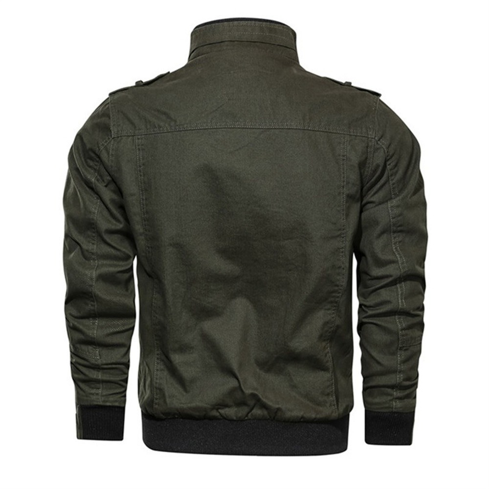 Causal Jacket Men Bomber Jackets Autumn Fashion Pilot Coat Army Men's Cargo Flight Coats Male Windbreaker Jacket Military Cotton 201128