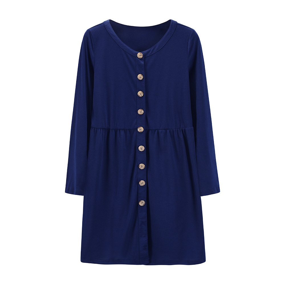 Knitted long-sleeved cardigan for fall/winter 2021 new style V-neck casual single-breasted long-sleeved top sweater