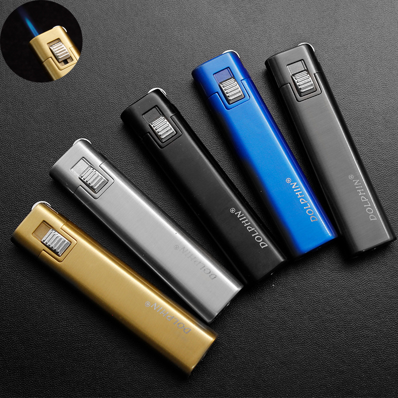 Jet Torch Lighter Grinding wheel lighter Windproof Refillable Butane Gas Blue Flame Metal Lighter
Jet Torch Lighter Grinding wheel lighter Windproof Refillable Butane Gas Blue Flame Metal Lighter