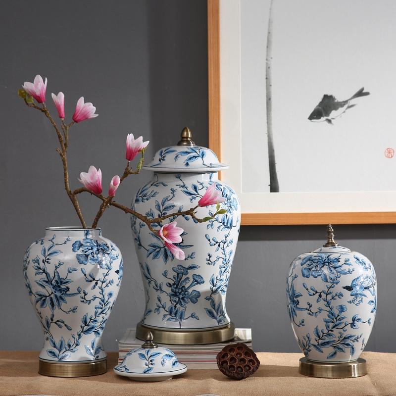 Blue and White Porcelain Vase Decoration Model Room Point Soft Decoration Dry Flower Arrangement Creative Arrangement
Blue and White Porcelain Vase Decoration Model Room Point Soft Decoration Dry Flower Arrangement Creative Arrangement