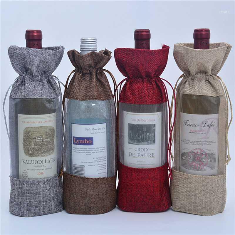 Red Wine Drawstring Packaging Bag Linen Cloth Mouth Single Bottle Champagne Red Wine Wedding Party Decoration Bags1
Red Wine Drawstring Packaging Bag Linen Cloth Mouth Single Bottle Champagne Red Wine Wedding Party Decoration Bags1