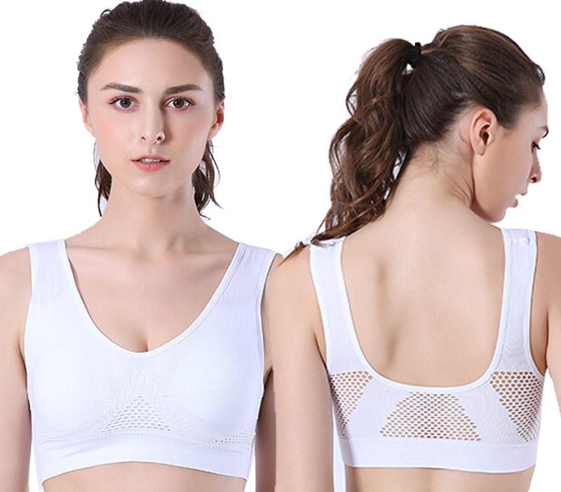 Breathable Sports Bras,Women Hollow Out Padded Sports Bra Top,S-2XL XXXL Plus Size Gym Running Fitness Yoga Tops, Beige
Breathable Sports Bras,Women Hollow Out Padded Sports Bra Top,S-2XL XXXL Plus Size Gym Running Fitness Yoga Tops, Beige