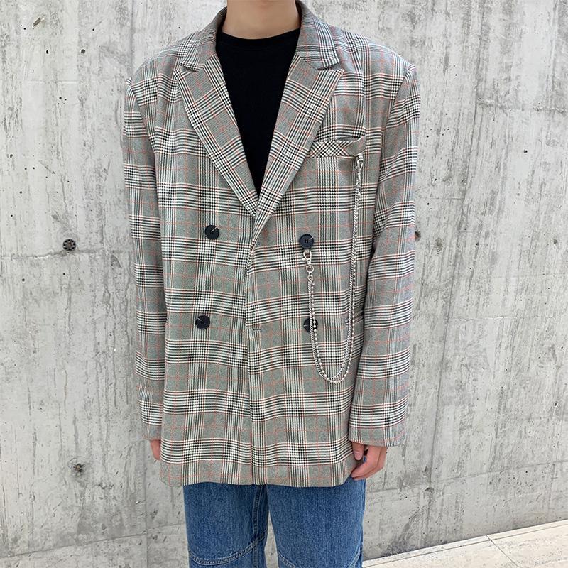 2019 New Autumn And Winter Korean Version Of Loose Personality Cotton Plaid Thick Men's Small Suit1, Lattice
2019 New Autumn And Winter Korean Version Of Loose Personality Cotton Plaid Thick Men's Small Suit1, Lattice