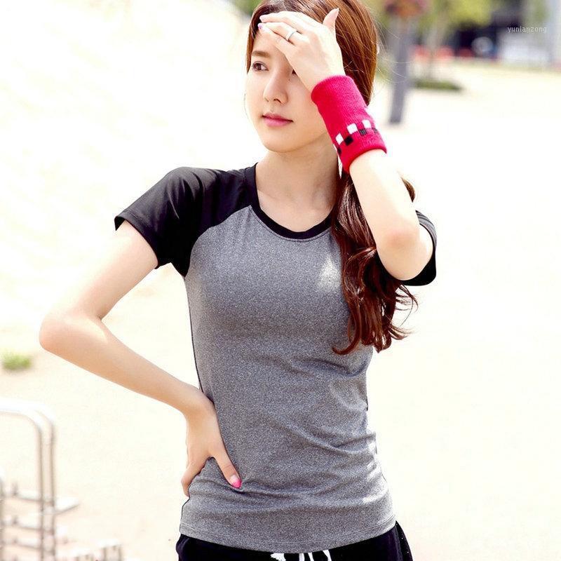 Summer 2020 Women's Sport Yoga Tops T Shirts Compression ShockProof Quick Dry Sweat Absorb Big Girl Push up Short Sleeve Tees1, B gray
Summer 2020 Women's Sport Yoga Tops T Shirts Compression ShockProof Quick Dry Sweat Absorb Big Girl Push up Short Sleeve Tees1, B gray
