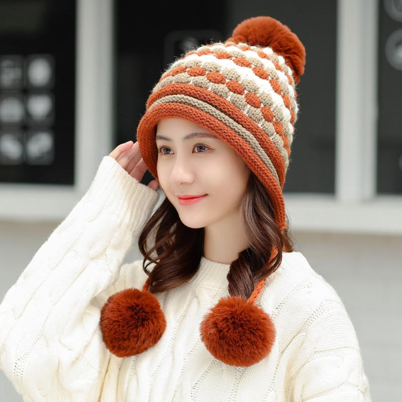 Fashion Womens winter caps Splicing Flower Knit Crochet Beanie Hat Lady Girls warm hats Winter Warm Cap Beret, Orange
Fashion Womens winter caps Splicing Flower Knit Crochet Beanie Hat Lady Girls warm hats Winter Warm Cap Beret, Orange