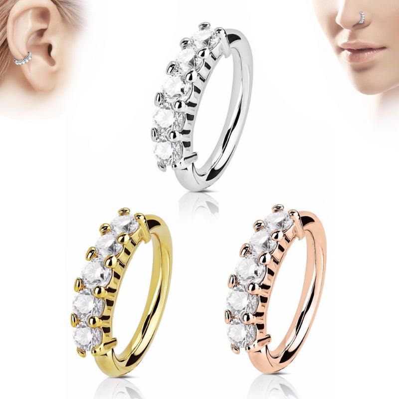 1Pcs Nose Ring Copper Zircon Cartilage Tragus Ear Septum Rings Ear Piercing Crystal Rings Body Jewelry Piercing Hoop
1Pcs Nose Ring Copper Zircon Cartilage Tragus Ear Septum Rings Ear Piercing Crystal Rings Body Jewelry Piercing Hoop