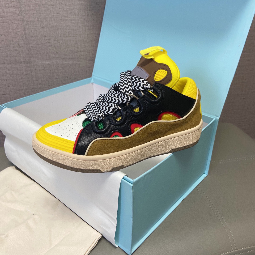2022SNew Mens Womens Luxury Designer Casual Shoes Curb Bumpr Bur House Men Women Fashion Catwalk Stitching Color Restoring Ancient Ways With Drill Sneakers 35-45
2022SNew Mens Womens Luxury Designer Casual Shoes Curb Bumpr Bur House Men Women Fashion Catwalk Stitching Color Restoring Ancient Ways With Drill Sneakers 35-45