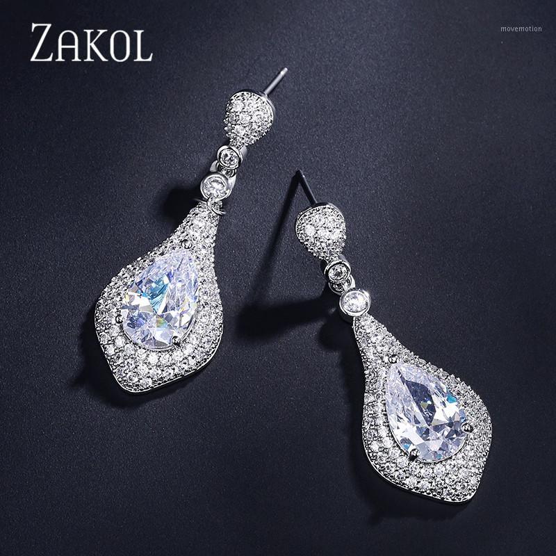 ZAKOL Classic Teardrop Cubic Zirconia Micro Inlay Dangle Earrings for Women Romantic Engagement Bridal earrings FSEP22281
ZAKOL Classic Teardrop Cubic Zirconia Micro Inlay Dangle Earrings for Women Romantic Engagement Bridal earrings FSEP22281