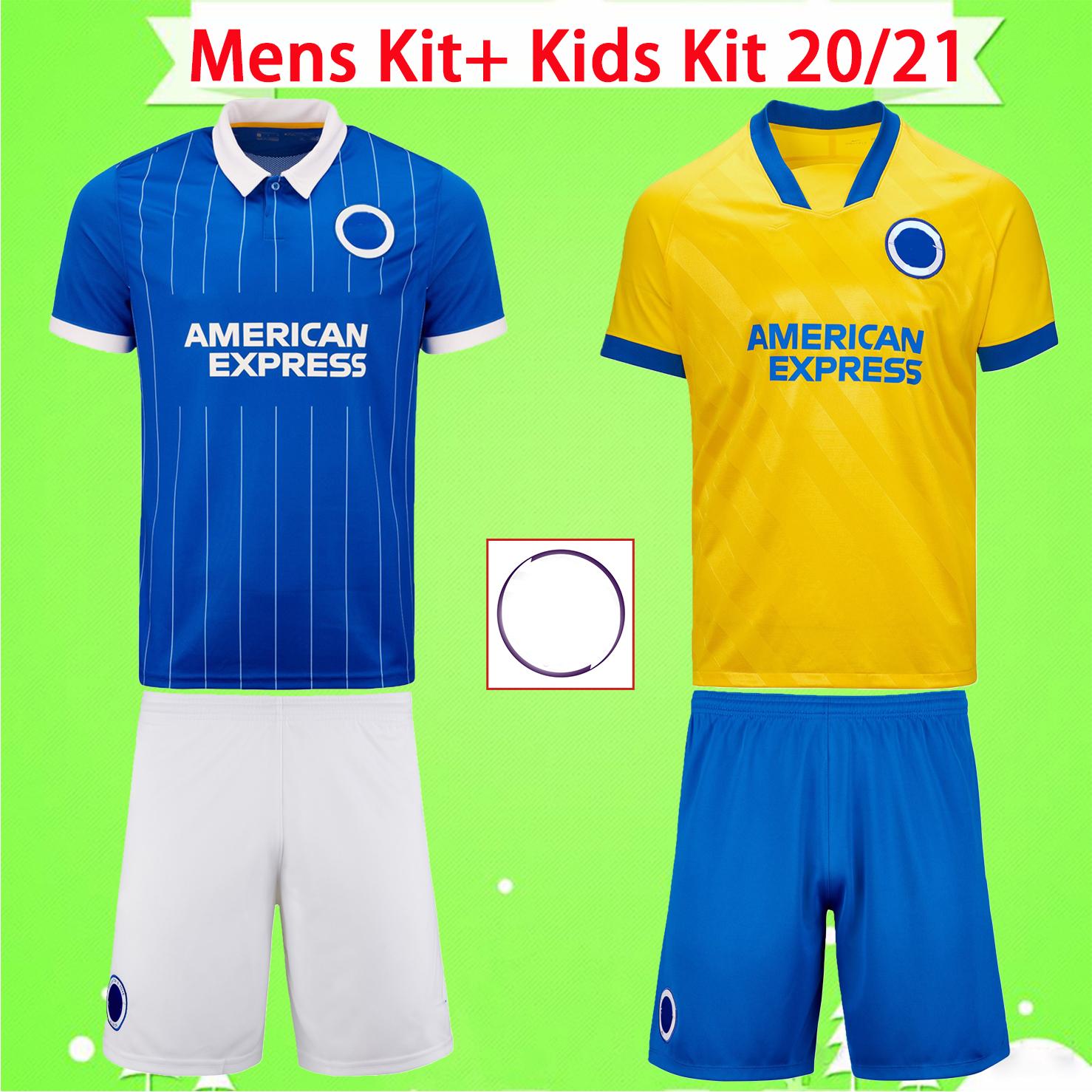 Adult kit + kids kit Hove Albion soccer jerseys 2020 2021 MAUPAY TROSSARD CONNOLLY MURRAY mens suit 20 21 football shirts boys set children, Color2
Adult kit + kids kit Hove Albion soccer jerseys 2020 2021 MAUPAY TROSSARD CONNOLLY MURRAY mens suit 20 21 football shirts boys set children, Color2