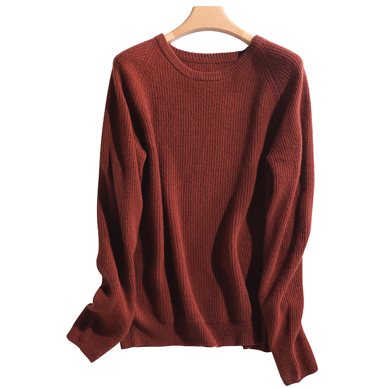 Cashmere Sweater Women Pullover O-Neck Autumn Winter Long Sleeve Loose knitted Soft Merino Wool Female Sweater Women Jumper 201111wtt