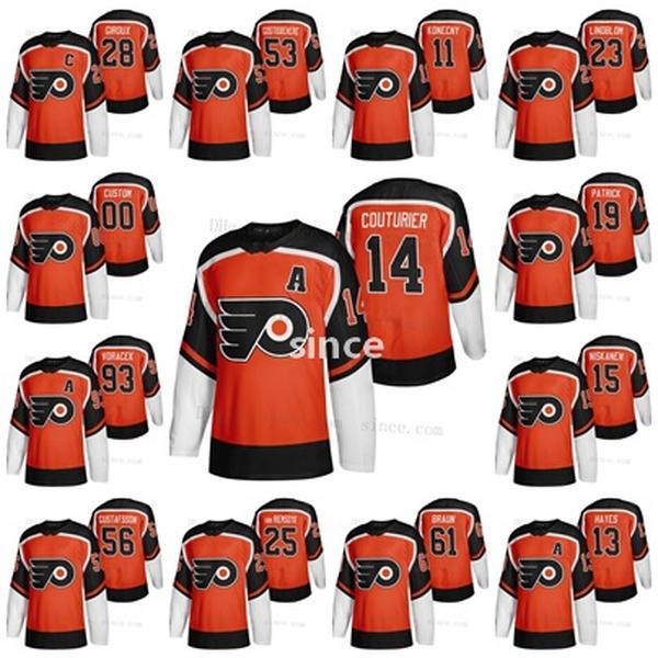 Philadelphia Flyer Custom 2020-21 Reverse Retro Jersey Claude Giroux Kevin Hayes Sean Couturier Oskar Lindblom Erik Gustafsson Jakub Voracek, 14 sean couturier
Philadelphia Flyer Custom 2020-21 Reverse Retro Jersey Claude Giroux Kevin Hayes Sean Couturier Oskar Lindblom Erik Gustafsson Jakub Voracek, 14 sean couturier