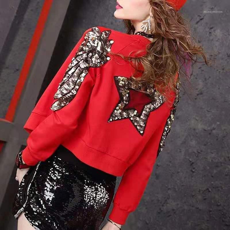 Red short coat women Europe station 2020 new fashion elastic thin Sequin Beaded Jacket Women trend RO301
Red short coat women Europe station 2020 new fashion elastic thin Sequin Beaded Jacket Women trend RO301