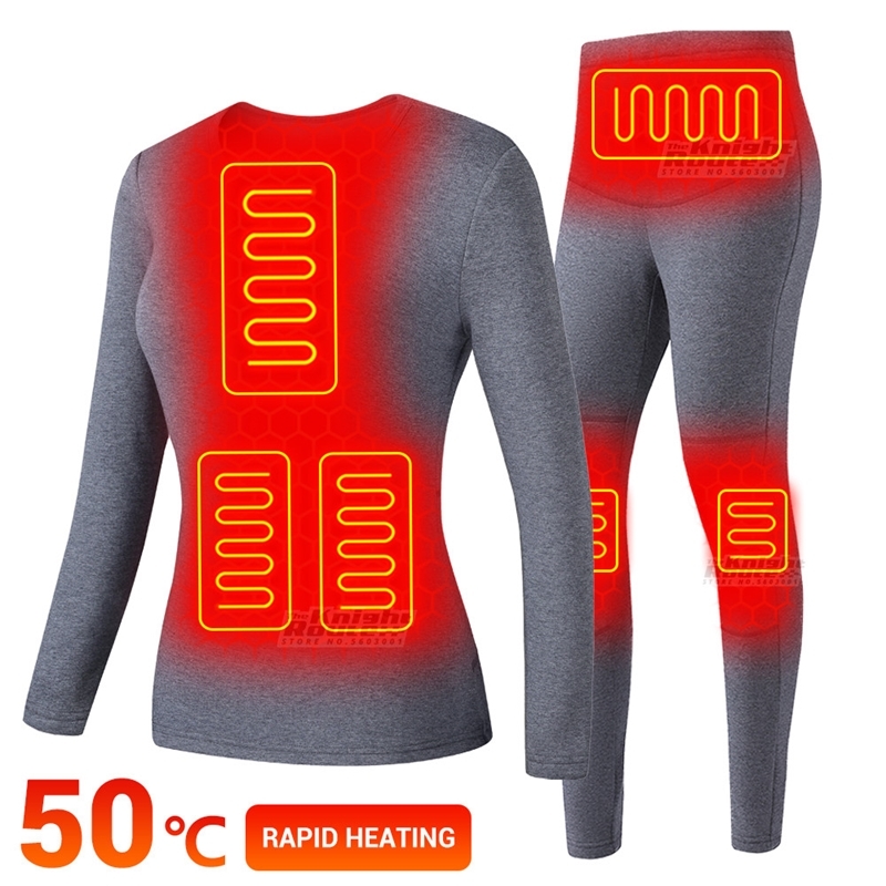 Winter Thermal Underwear Women Electric Heated Underwear USB Battery Powered Women's Ski Suit Heating Fleece Thermal Long Johns 201113, Beige
Winter Thermal Underwear Women Electric Heated Underwear USB Battery Powered Women's Ski Suit Heating Fleece Thermal Long Johns 201113, Beige